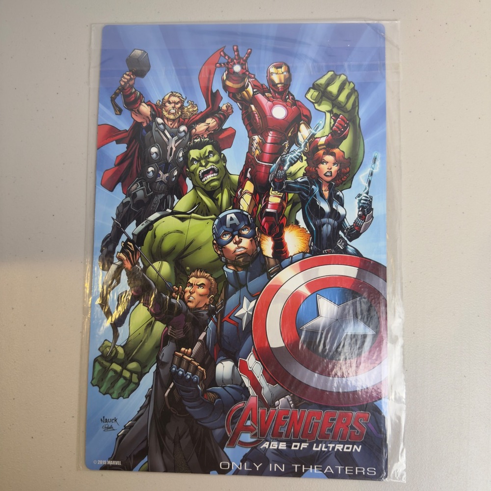 Marvel Avengers Age of Ultron Promo Poster Comic Art 3D Effect 11x17 2 Pack